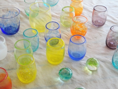 【ガラス工芸体験】溶けたガラスに息を吹き込み器を作る吹きガラス体験　グラスを2個作るコース【 体験チケット 硝子 ガラス 神奈川県 山北町 】