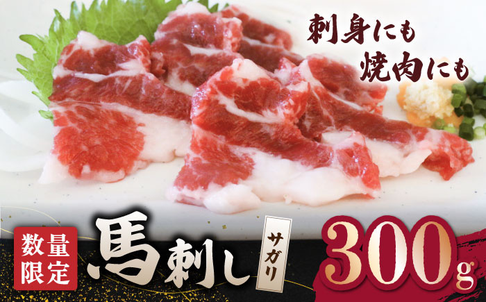 
            【数量限定】馬サガリ ひも肉 300ｇ 馬刺し/焼肉用【山鹿市（桜屋）】 馬肉 馬刺し 焼肉 焼き肉用 馬  [ZBO045]
          