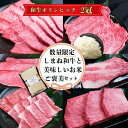 【ふるさと納税】年内発送 高級 しまね和牛 と美味しいお米ご褒美セット 【数量限定 黒毛和牛 おすすめ 人気 冷凍 和牛オリンピック 肉質NO.1 送料無料 特産品 国産 牛肉 ギフト 贈答 お歳暮 お中元】