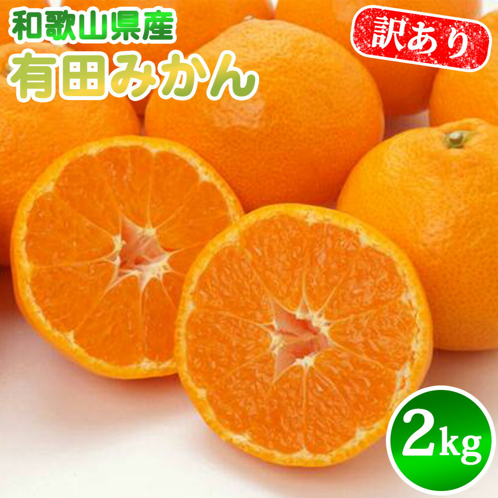 【ふるさと納税】【2026年先行予約】有田みかん 【 訳あり】 2kg SS～2Lサイズ混合 農家直送 【ミカン 蜜柑 柑橘 紀州 和歌山】