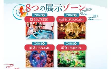 沖縄金魚ミュージアム入場券　子供1名｜観光 チケット 沖縄金魚ミュージアム 金魚 あしびなー 沖縄 豊見城（DN002）