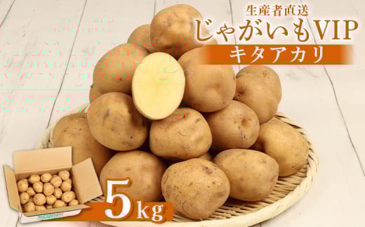 
            【先行予約】（生産者直送）じゃがいも VIP キタアカリ 5ｋｇ いも おいも 芋 イモ ジャガイモ ポテト きたあかり オンライン 申請 ふるさと納税 北海道 留寿都 野菜 ホクホク 産地直送 新鮮 先行予約 じゃがバター ポテトサラダ フライ 5キロ 留寿都村【12002】
          