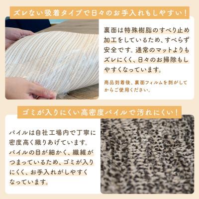 ふるさと納税 和泉市 さらふわ カットパイル キッチンマット 50×240cm　グリーン(suave-CUT) |  | 02