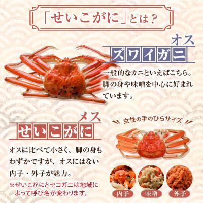 ふるさと納税 あわら市 国産!寿司屋のせいこがに甲羅盛り4個(1個約80g前後) |  | 01