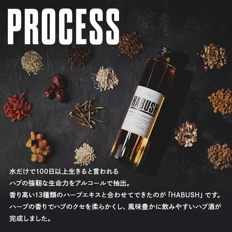 話題の ハブ酒 『 HABUSH 』 アルコール 35％ 500ml ハブ お酒 薬膳酒 お酒 酒 沖縄 地酒 泡盛 オリジナル Awich プロデュース 新世代のハブ酒 ハーブ ブレンド スタイリッ