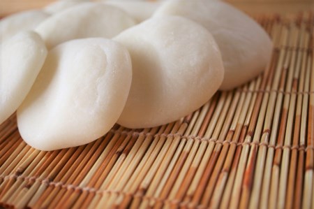 きねつきもち36個(6個入×6パック) 豆餅18切(6切×3パック) 釜炒りきな粉200g×1袋