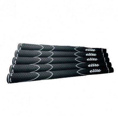 ふるさと納税 東大阪市 《バックラインあり/ブラック/5本》X360RUBBER　M58　ゴルフ練習器具　エリートグリップ
