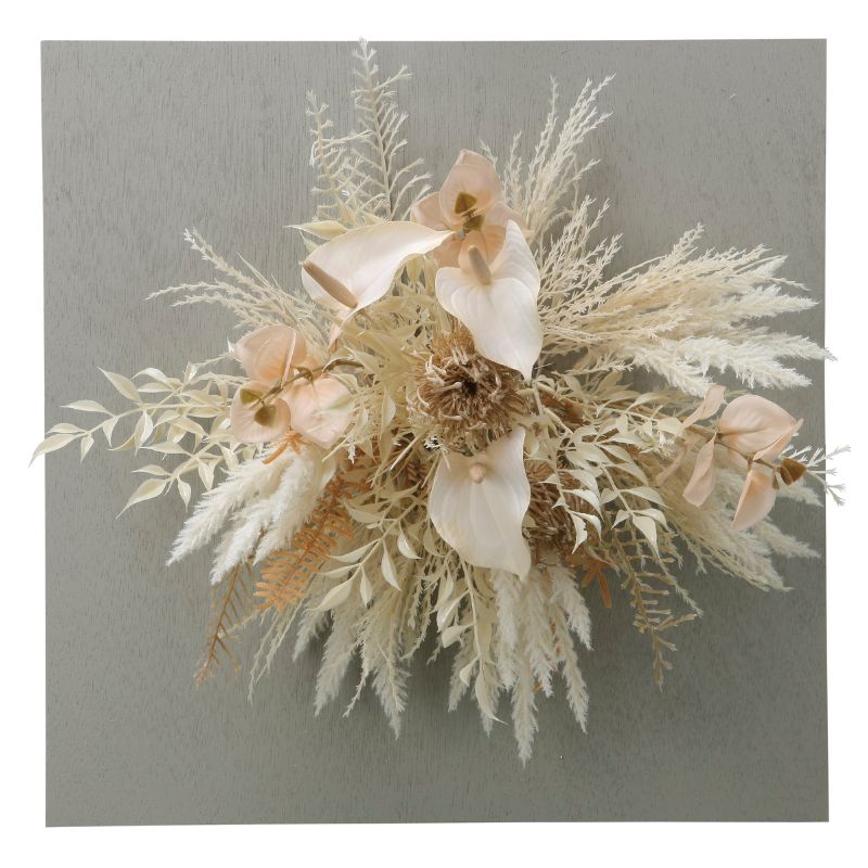 【ふるさと納税】光の楽園 ウォールタイプアンスリューム45【配送不可：北海道・沖縄・離島】 インテリア 光触媒 人工植物 造花 フェイクグリーン 花 フラワー 清浄 消臭