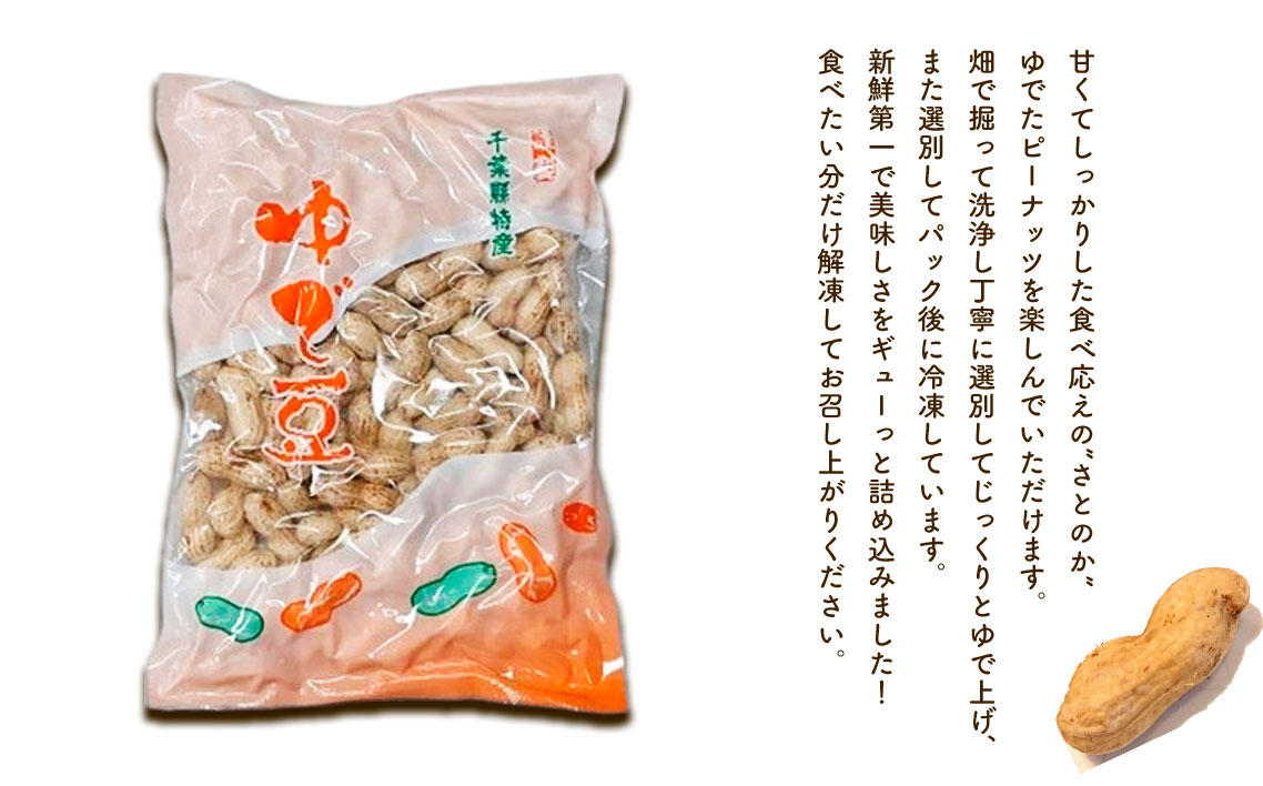 冷凍ゆで豆・さとのか500g×1袋