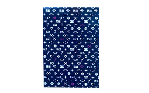 アイヌ文様A4クリアファイル 3枚セット アイヌ 民芸品 北海道 雑貨 グッズ 日用品 民芸 伝統 文様 F4F-1873