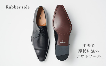 ORIGIO オリジオ 牛革ビジネスシューズ 紳士靴 ORG101（ブラック）【ファッション・靴・シューズ・革製品・革靴】 光沢感  BN002 25.0cm