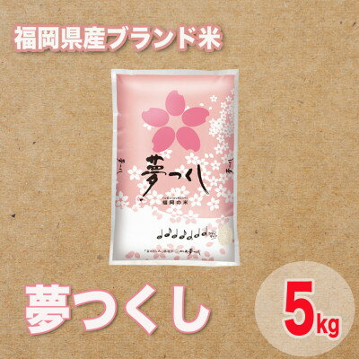 【ふるさと納税】福岡県産ブランド米夢つくし5kg【1411379】