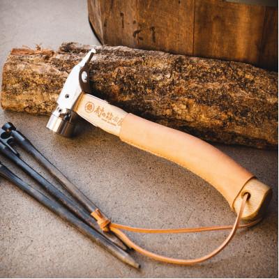 ふるさと納税 大野町 【お申込み受付後生産】燕三条　村の鍛冶用ペグハンマーカバー:キャメル |  | 01