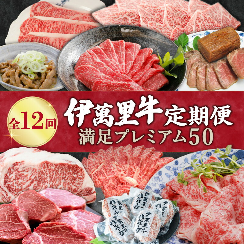 【ふるさと納税】伊万里牛満足プレミアム50 定期便【12回コース】 ヒレ ステーキ 焼肉 しゃぶしゃぶ 999-J1759