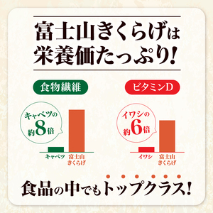きくらげ 富士山きくらげ 乾燥スライス 100g 富士の国育ち 純国産 肉厚 高品質 食物繊維 ビタミンD スライス品 具 料理 おかず 野菜 きのこ 乾物 富士市 [sf018-003]