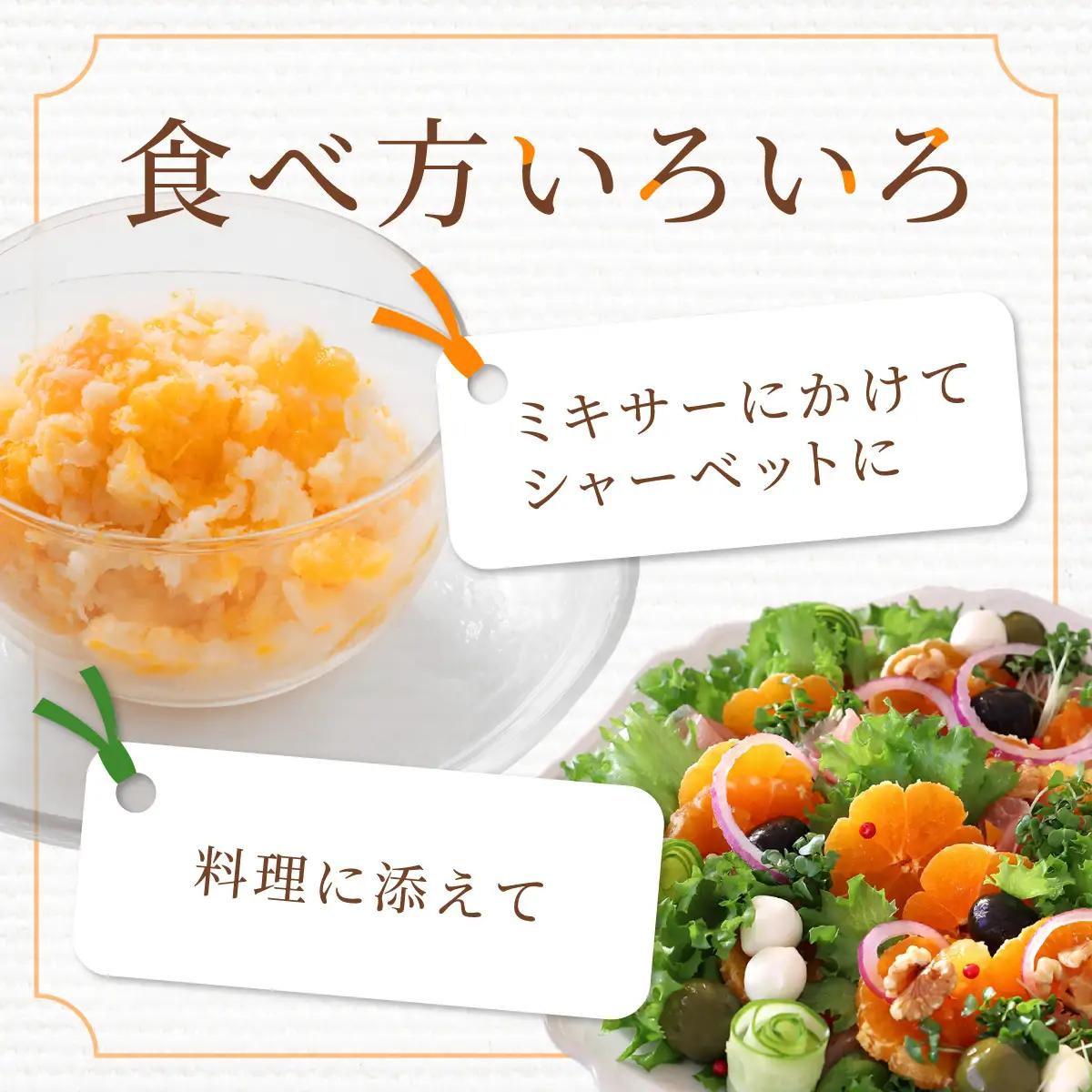 【真穴産】冷凍みかん　えひめのアイスみかん　10袋詰め【C82-3】【配送不可地域：離島】【1626299】 YWTAT002
