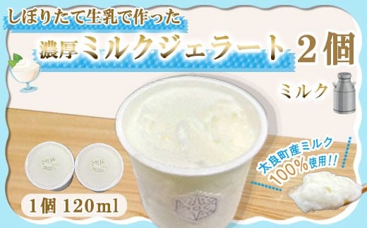 
            しぼりたて生乳で作った濃厚ミルクジェラート 2個セット  ジェラート シャーべット アイスクリーム アイス 生乳 ミルク ジェラート クリーミー デザート 氷菓子 スイーツ 濃厚 冷凍 佐賀県 太良町 LA6
          