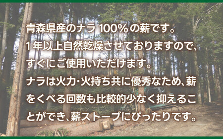 薪ストーブ用乾燥薪（大割）ナラ100％ 約25kg 【 ふるさと納税 人気 おすすめ ランキング 大割 楢 ナラ 100% 25kg 薪 乾燥薪 薪ストーブ 長もち おいらせ 青森 青森県産 青森県 