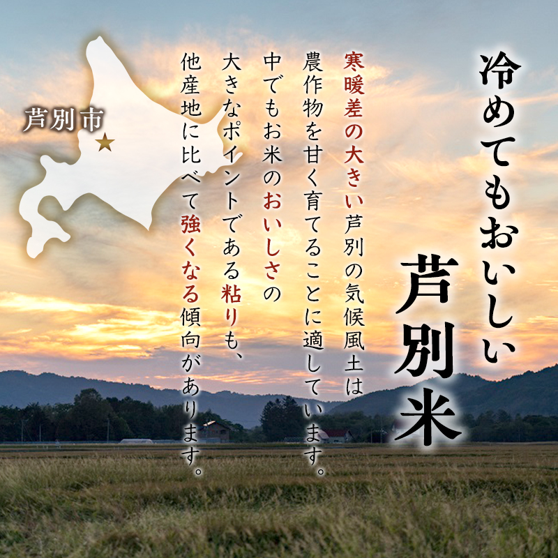 米 定期便 2025年11月～12月 2ヵ月連続お届け ななつぼし 計5kg (5kg×1袋) 令和7年産 芦別RICE 農家直送 特A 精米 白米 お米 おこめ コメ ご飯 ごはん バランス 甘み 