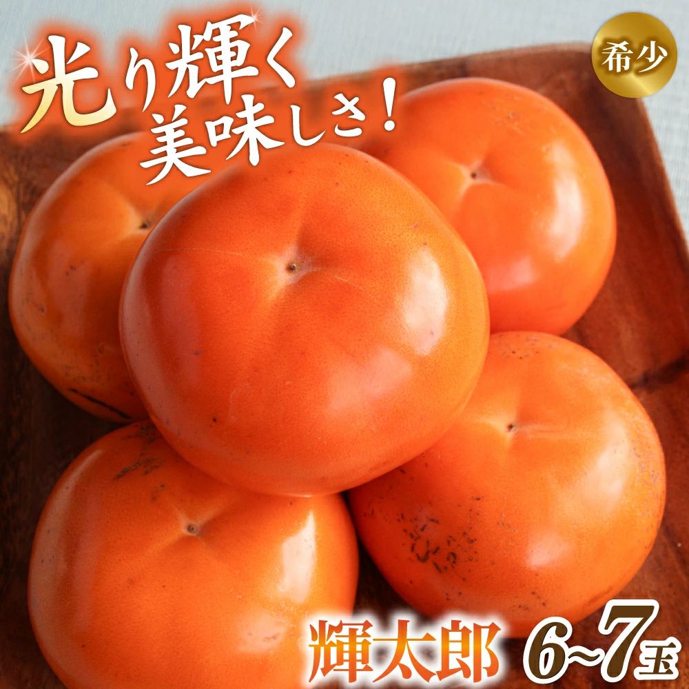 【ふるさと納税】☆希少な高級甘柿☆ 先行予約 〇 輝太郎 〇 6～7玉入り【2026年9月中旬～10月上旬頃発送予定】｜柿 フルーツ 果物 希少 輝太郎