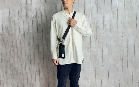 【引っかけられる眼鏡ケース】フックピック眼鏡ケース 黒（Watson）