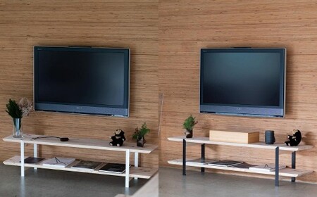 テレビボード 無垢材 ひのき kinari TV bord(キナリ TVボード) Black【幅150cm×奥行31cm】 M-mq-A03A