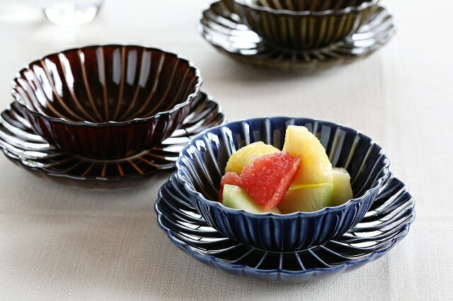 【ふるさと納税】ぎやまん陶デザートペアセット