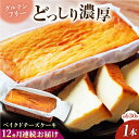 【ふるさと納税】【全12回定期便】ベイクドチーズケーキ(630g)×1本 グルテンフリー高温加熱処理 濃厚チーズ デザート スイーツ 洋菓子 焼き菓子 人気 横須賀 お土産 お取り寄せ お誕生日 ギフト【マーロウ】[AKAF076]