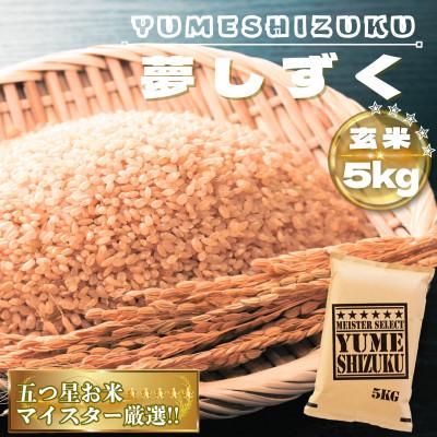 ふるさと納税 鳥栖市 【玄米】夢しずく5kg(鳥栖市)