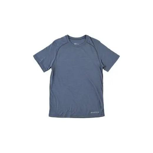 R×L（アールエル） メリノウール ウルトラライト ユニ Tシャツ（ユニセックス）ブルー Lサイズ