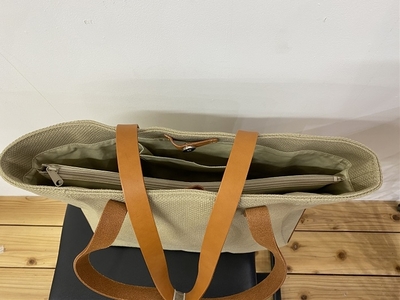 御影屋 松右衛門帆 コンビトート yellow brown 【ファッション バッグ 兵庫県 高砂市】