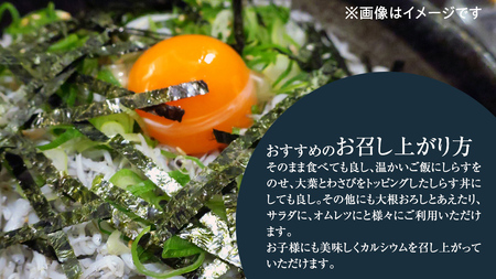 大津港水揚げの 釜揚げしらす 1kg (500g×2パック) (茨城県共通返礼品：北茨城市)