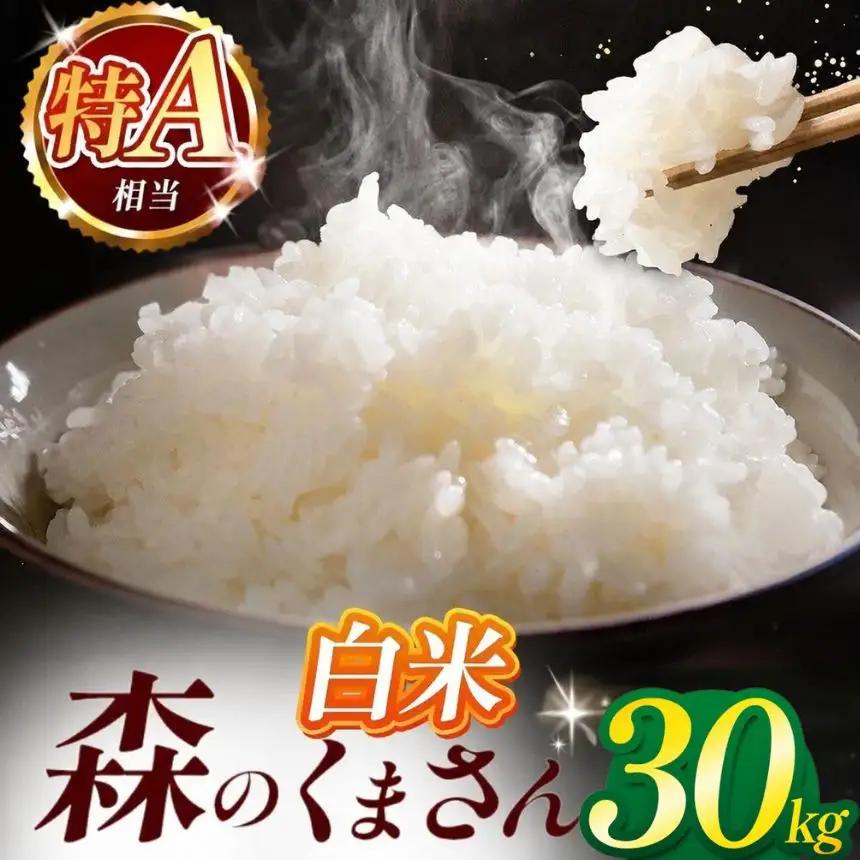 令和7年産 熊本県産 森のくまさん 白米 30kg 米 こめ