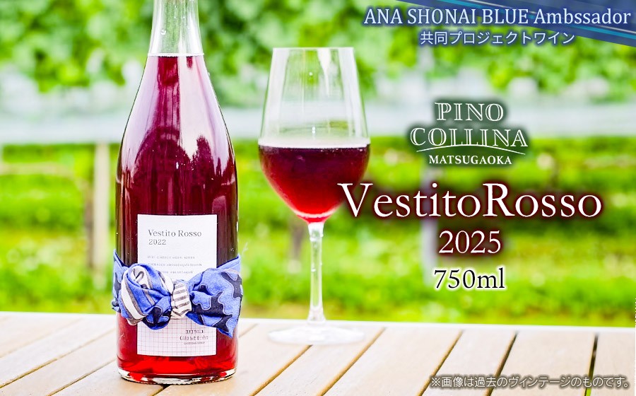 
                  赤ワイン　Vestito Rosso　2025　750ml×1本　株式会社エルサン ヴェスティート・ロッソ 国産 日本ワイン
                