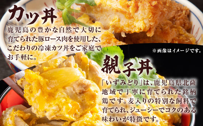 【全12回定期便】鹿児島の丼の具3種セット（1人前）　K258-T05_01c