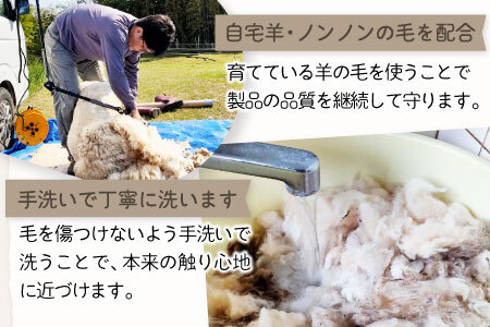 ひつじ飼いが作る ウールソックス（ベージュ）【ウールソックス 靴下 ソックス 厚手 フリーサイズ ベージュ 羊 レディース メンズ 男女兼用 島根県 大田市】