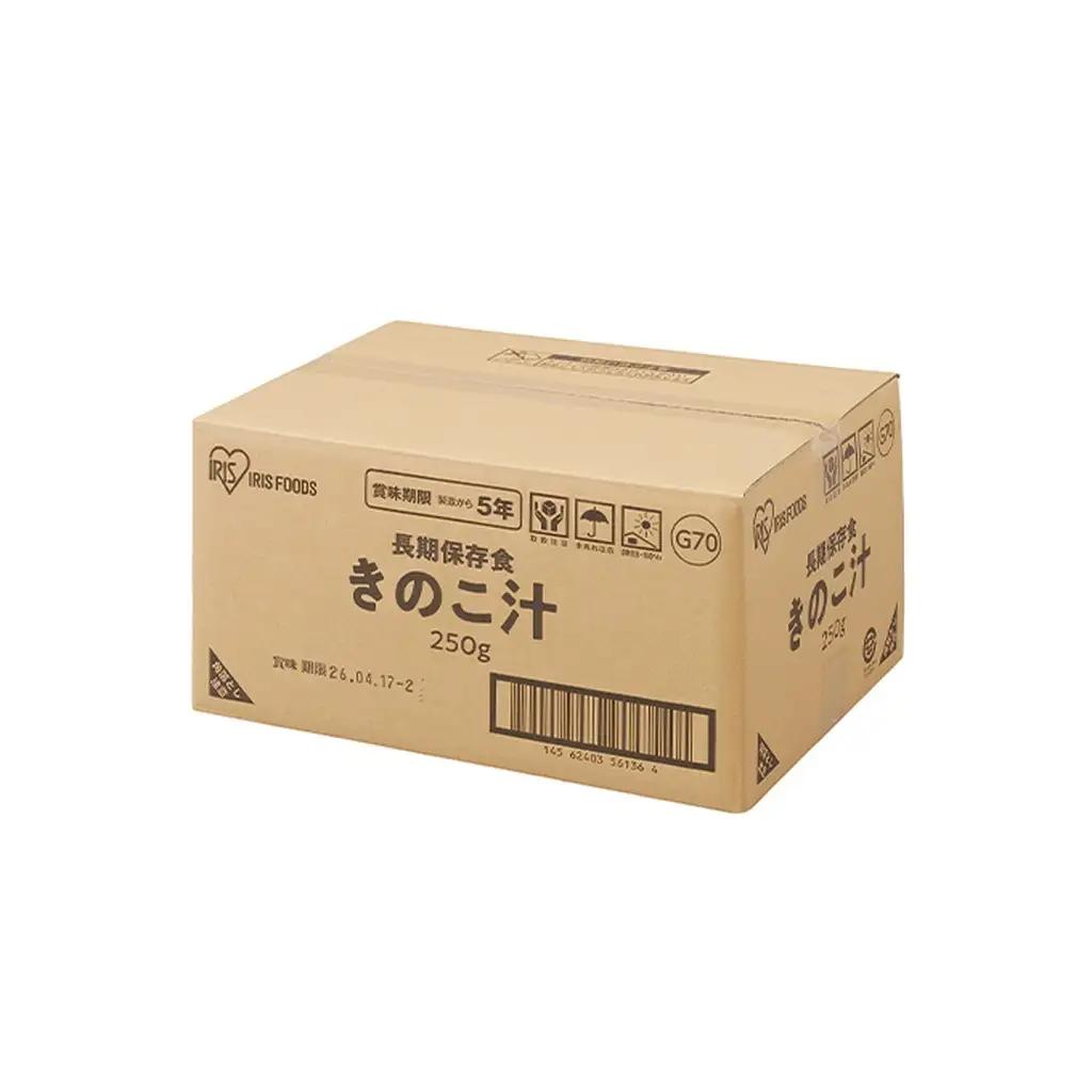 【防災】災対食パウチきのこ汁 250g×6袋 アイリスオーヤマ 防災