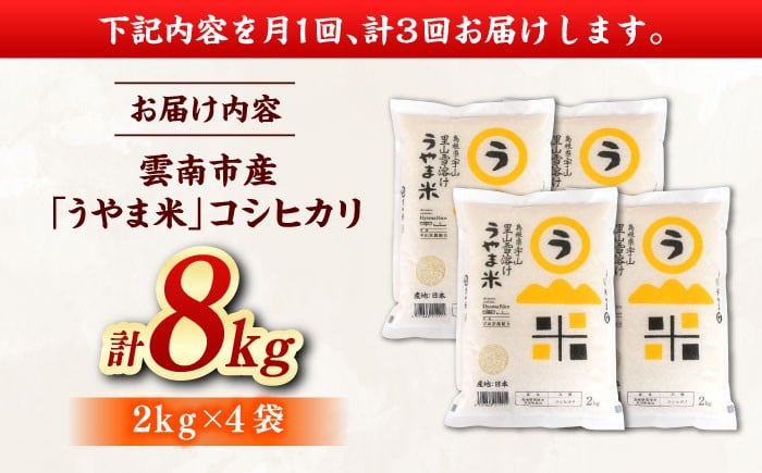 白米 定期便 コシヒカリ 小分け 便利 宅配 ごはん お弁当 ストック 家族