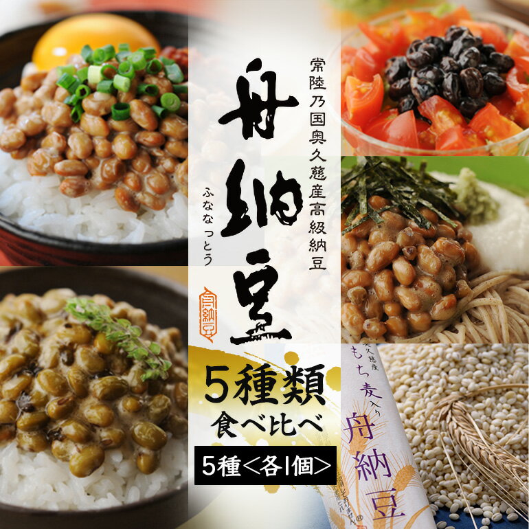 【ふるさと納税】舟納豆 ふるさと便り 5本セット 食べ比べ 老舗 厳選素材 栄養 なっとう 高級 小粒 大豆 詰め合わせ 腸内環境 健康 冷蔵 冷蔵配送 ギフト お取り寄せ グルメ 朝食 ごはんのお供 おかず 小鉢 国産大豆 納豆 ナットウ 【丸真食品（株）】 【ho1228】