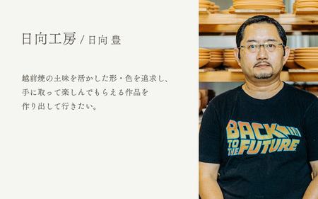  越前焼のふるさと越前町からお届け！ 飯碗２点 縦縞 サイズS・M 食楽々 日向工房 越前焼 越前焼き 【ごはん茶碗 めし碗 食器  ペアー ギフト うつわ 電子レンジ 食洗機 工芸品 伝統工芸士 陶