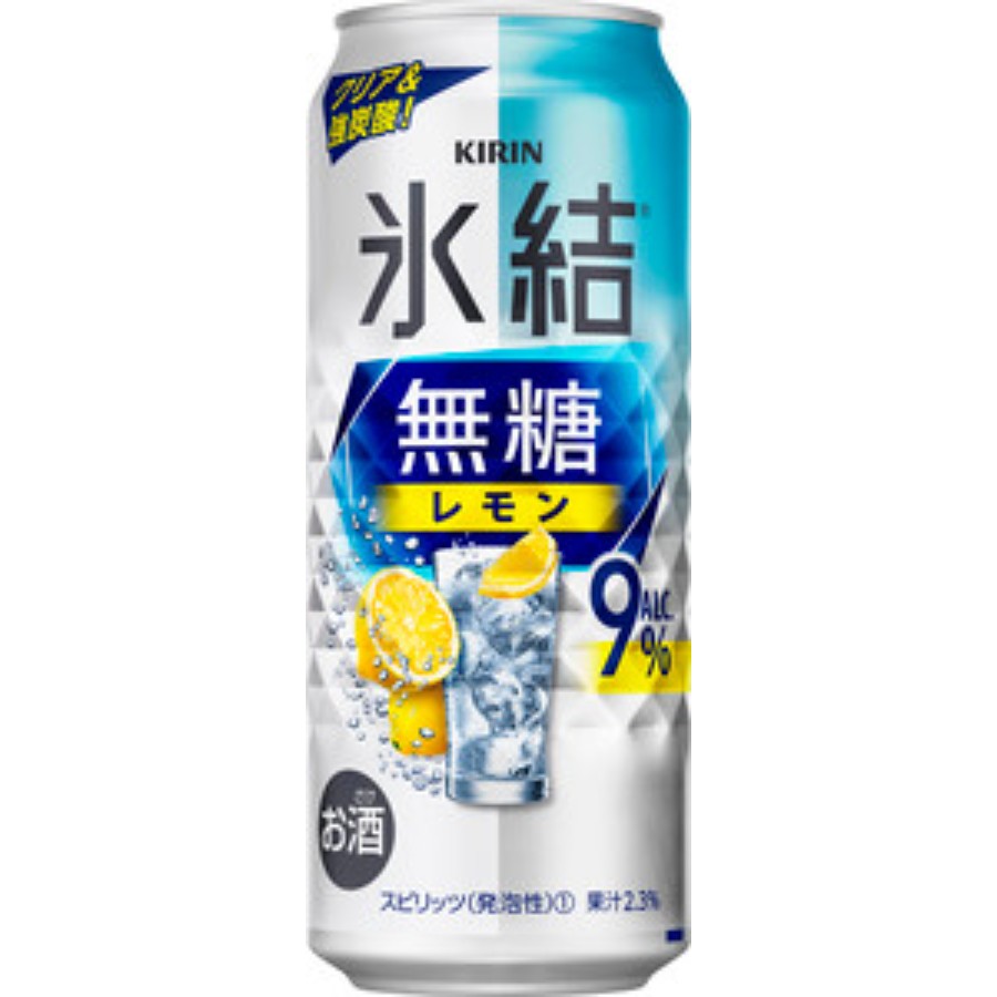 ＜キリンビール＞キリン 氷結(R)無糖 レモン ALC.9% 500ml 缶（お酒）×24本