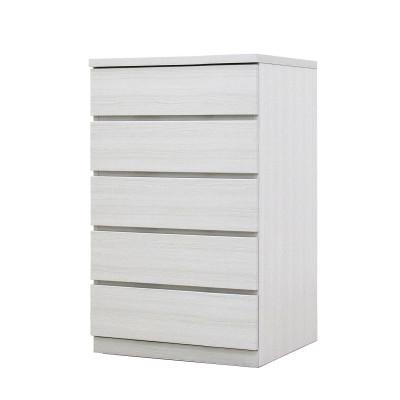 ふるさと納税 大川市 幅60-5段(奥行55cm)ホワイト色 クローゼットチェスト「フィット」大川家具【丸田木工】