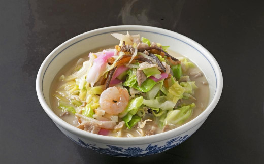 【全3回定期便】《具材付》長崎冷凍ちゃんぽん 総計30食 (10食×3回) ／ 長崎ちゃんぽん ちゃんぽん チャンポン 麺 麺類 スープ 具付き ひふみ 長崎県 長崎市 長崎ちゃんぽん