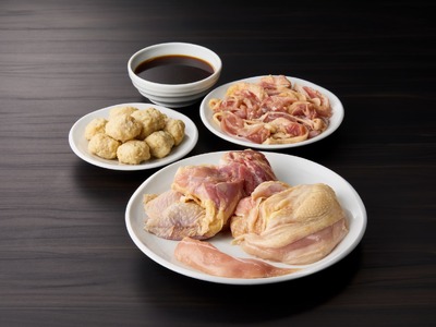 名古屋コーチン鍋セット&追い肉 名古屋コーチン半羽分（350g）セット［001T09］
