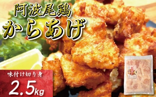 鶏むね からあげ 阿波尾鶏 2.5kg 冷凍 唐揚げ 唐揚 カラアゲ ミンチ 入り 惣菜 揚げ物 冷凍食品 鶏肉 鶏 鳥 鶏唐揚げ 鶏のから揚げ ブランド 地鶏 おつまみ おかず 弁当 徳島県 小松島