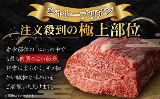 シャトーブリアン ステーキ 長崎和牛 約300g （2枚） 和牛 国産 しゃとーぶりあん ヒレ ひれ 焼肉 ステーキ 和牛 国産 焼肉 ステーキ シャトーブリアン ヒレ ひれ 希少部位 しゃとーぶりあ