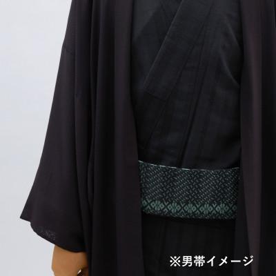 ふるさと納税 那珂川市 【博多織】角帯 OKANOオーダー献上博多帯:楠木 くすのき(全かがり仕立て) |  | 01