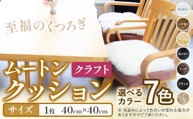 
                  ムートン クッション クラフト 40cm × 40cm 1枚 有限会社クラフトワークス 《30日以内に出荷予定(土日祝除く)》大阪府 羽曳野市 インテリア 羊 羊毛 羊毛皮 送料無料 x-1
                