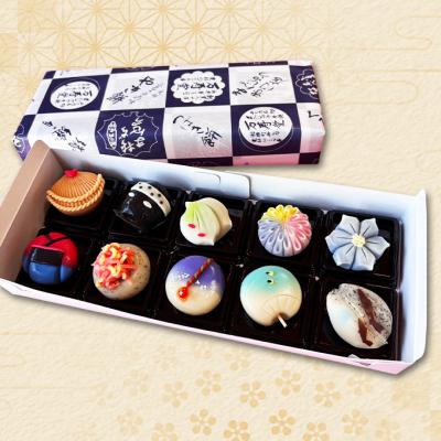 ふるさと納税 羽後町 西馬音内盆踊り上生菓子4種+季節の上生菓子おまかせ6種(計10個)[No.5325-0433] |  | 02