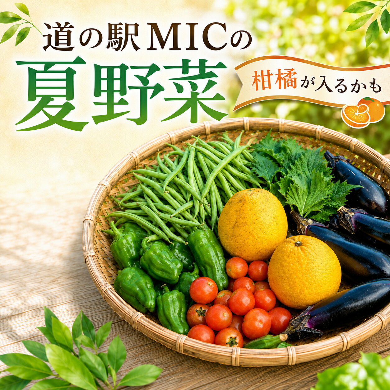 【ふるさと納税】 愛南町 旬 の 夏野菜 セット 柑橘 入りの場合も 最低3～4種類 野菜 サラダ 新鮮 葉物 根菜 香味 定番野菜 河内晩柑 かわちばんかん なす ピーマン 愛媛 愛南 愛南総研 道の駅MIC